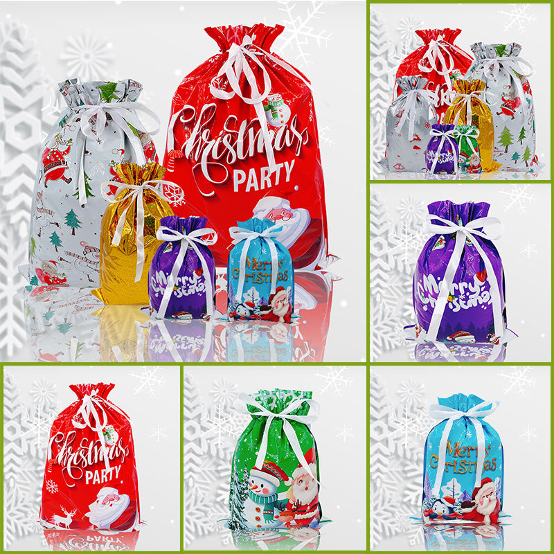 Geschenkbeutel mit Kordelzug für Weihnachten