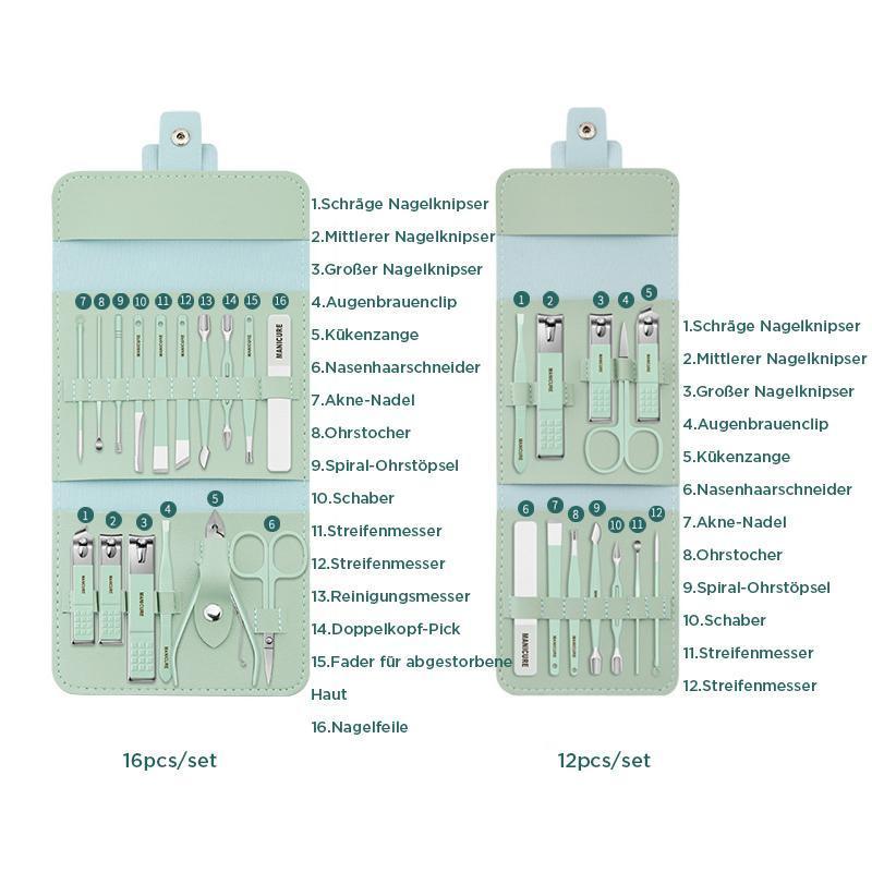 😍Nagelknipser tragbares Set (12/16 Stück)😍