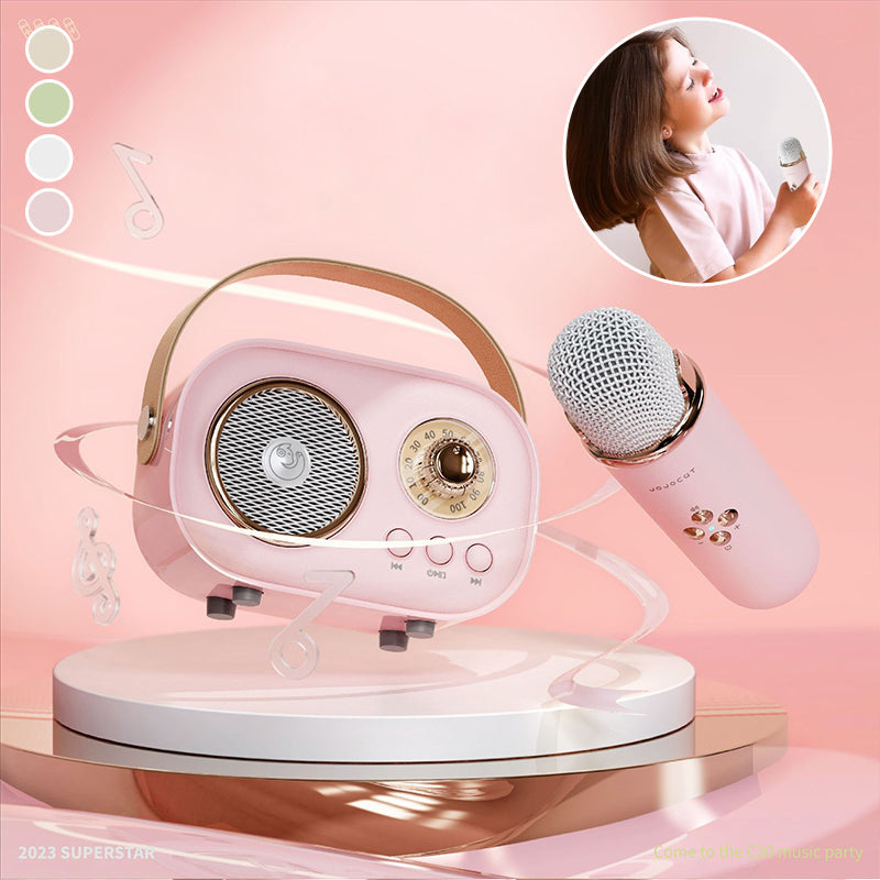 Tragbarer Bluetooth-Lautsprecher mit drahtlosem Mikrofon