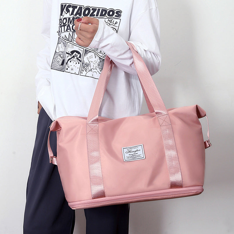 💕Schnäppchen zum Muttertag-50% Rabatt💕Doppellagige Reisetasche mit großer Kapazität zur Feuchtigkeitstrennung