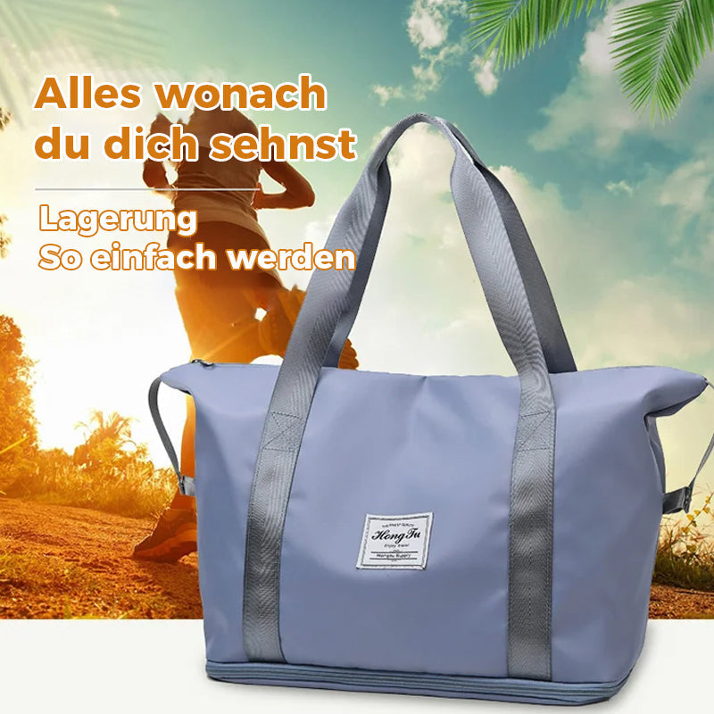 💕Schnäppchen zum Muttertag-50% Rabatt💕Doppellagige Reisetasche mit großer Kapazität zur Feuchtigkeitstrennung