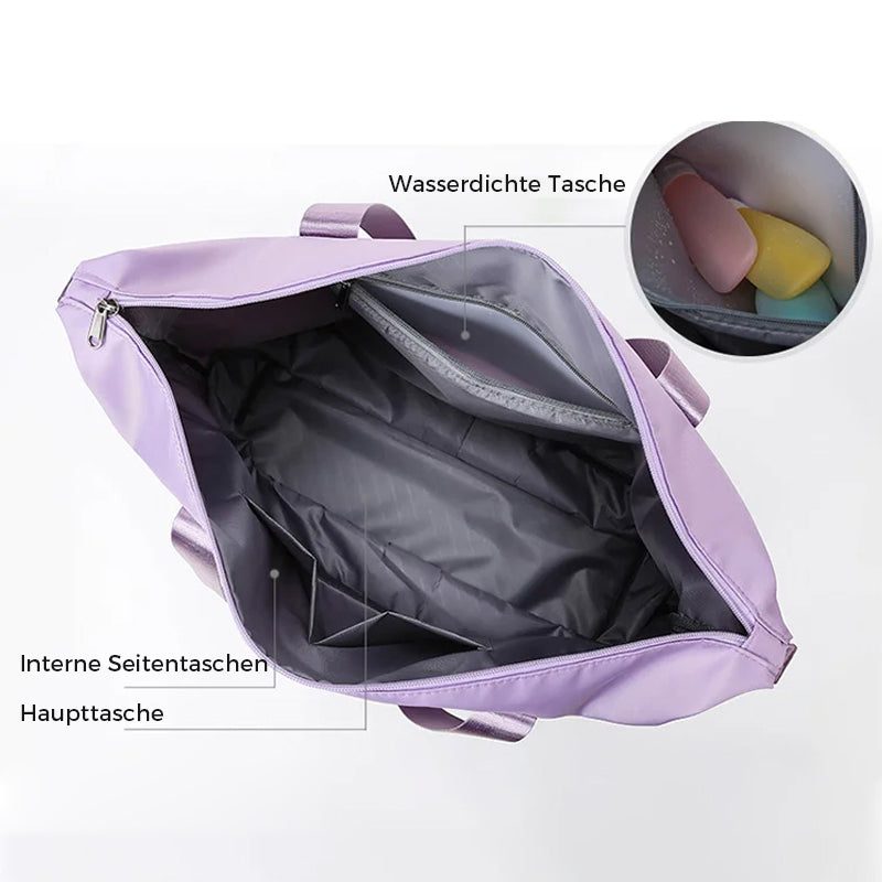 💕Schnäppchen zum Muttertag-50% Rabatt💕Doppellagige Reisetasche mit großer Kapazität zur Feuchtigkeitstrennung