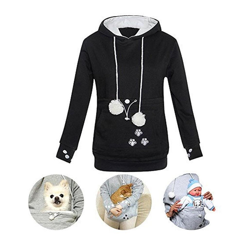 Holly und Wiwi Warme Sweatshirt Mäuschentasche Den Vierbeiner Tragen