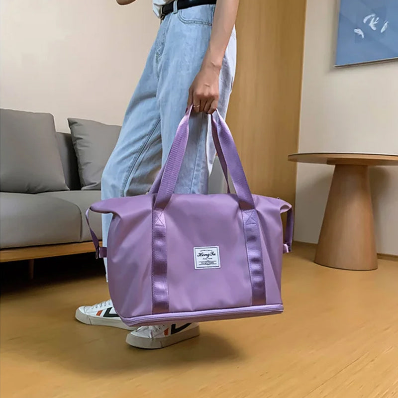 💕Schnäppchen zum Muttertag-50% Rabatt💕Doppellagige Reisetasche mit großer Kapazität zur Feuchtigkeitstrennung