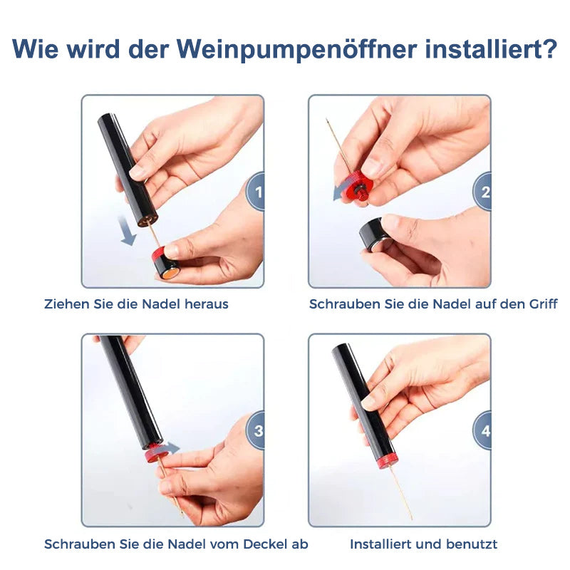 Nadel-Luft-Korkenzieher
