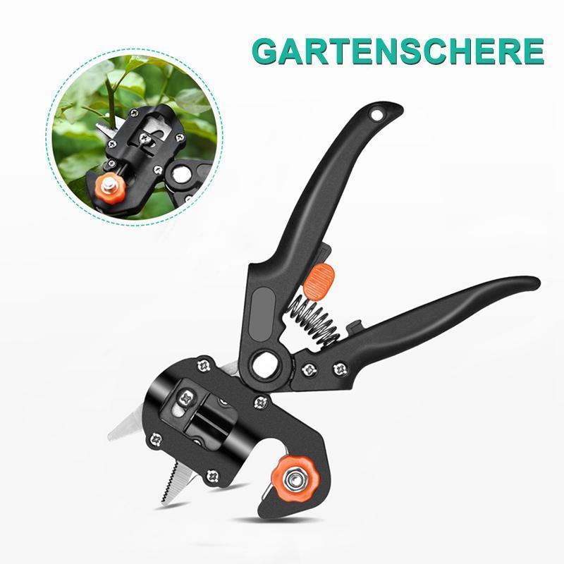 Gartenschere Veredelungsschere Set mit 2 Ersatzmesser