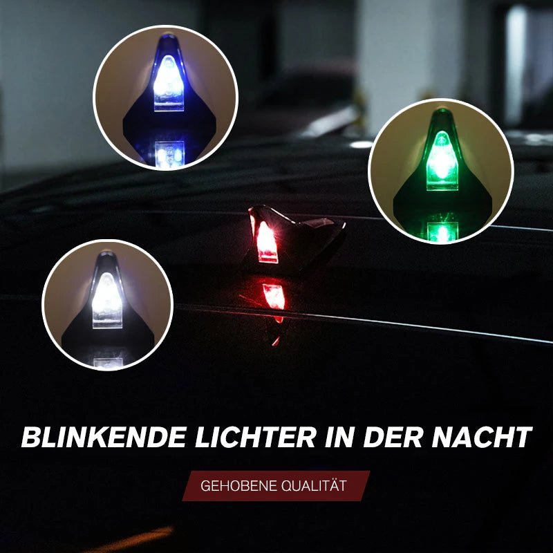 💥Auto Haifischflossen Solarwarnleuchte💫