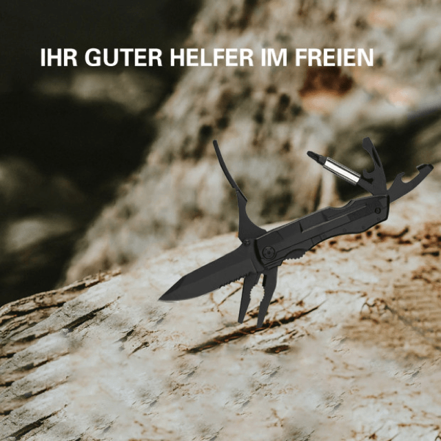 Praktischer multifunktionaler Klappmesser-Schraubendreher