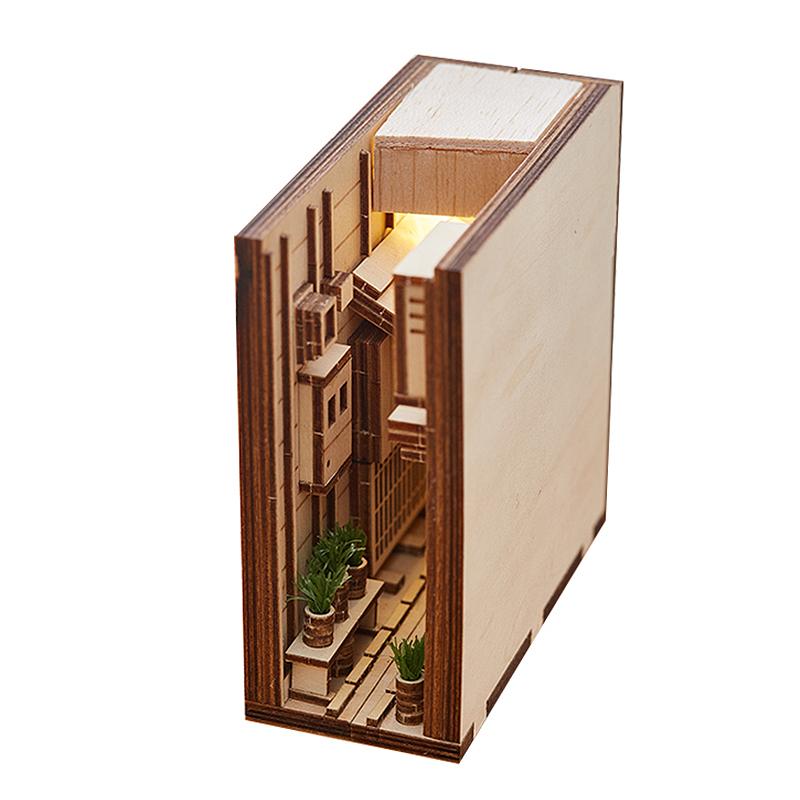 Straßen- und Gassenstil Buchstütze