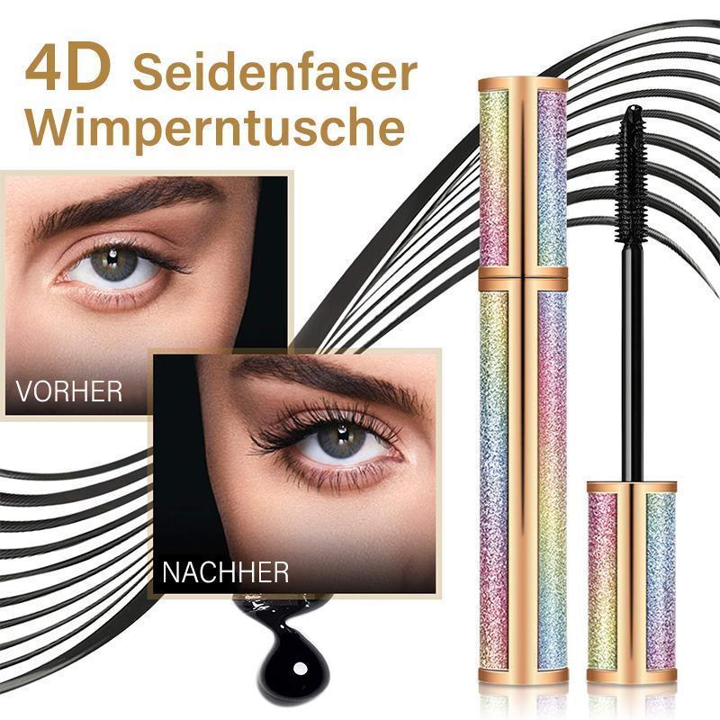 4D Wasserdicht Seidenfaser Wimperntusche