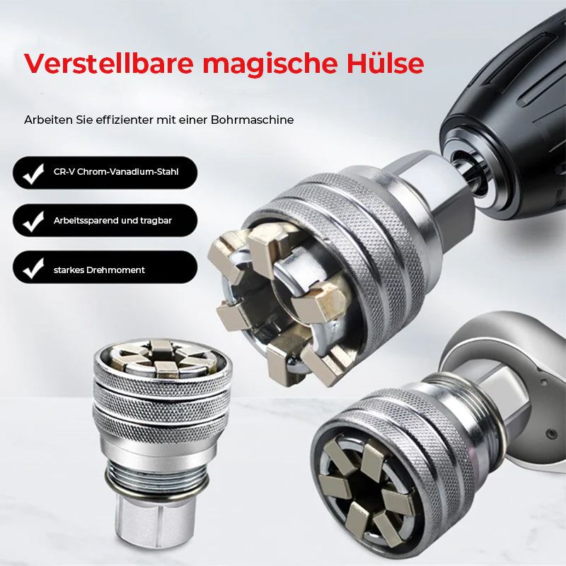 🔥BIS ZU 50 % RABATT🔥Elektrische Bohrmaschine magische Universalsteckdose👍