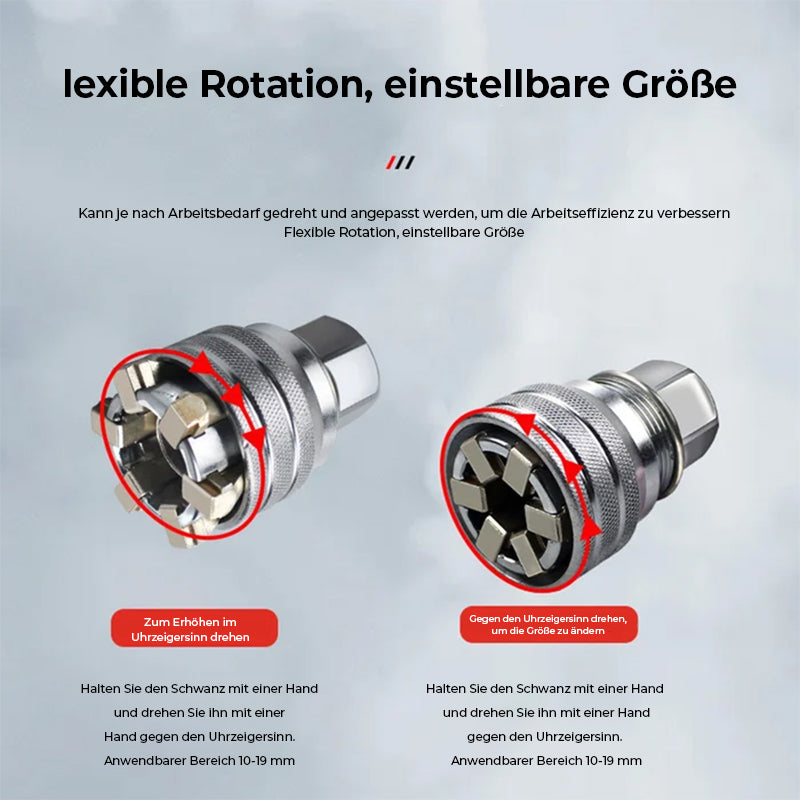 🔥BIS ZU 50 % RABATT🔥Elektrische Bohrmaschine magische Universalsteckdose👍