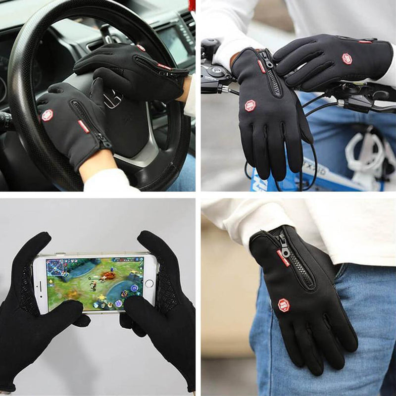 Engeliebe Premiume warme winddichte wasserdichte Touchscreen Handschuhe Unisex