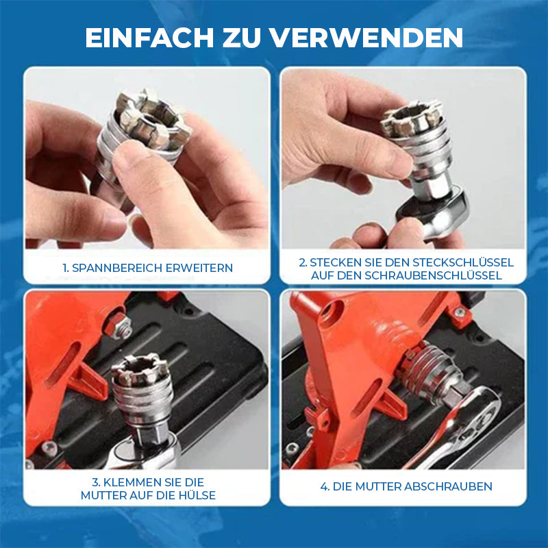 🔥BIS ZU 50 % RABATT🔥Elektrische Bohrmaschine magische Universalsteckdose👍