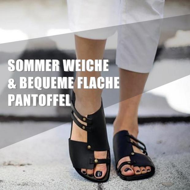 Wilder Sommer Weiche & Bequeme Flache Pantoffel