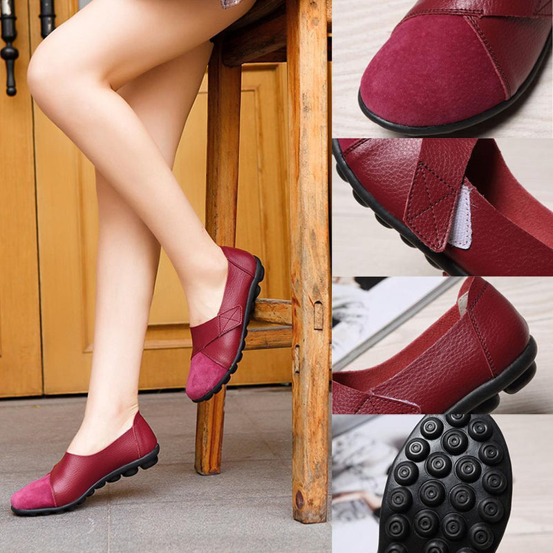 Damenschuhe mit weichen Sohlen