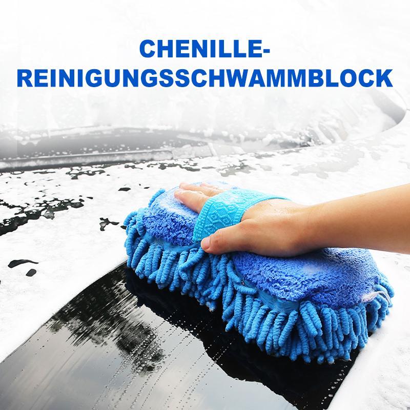 Chenille-Schwamm-Autowaschhandschuhe