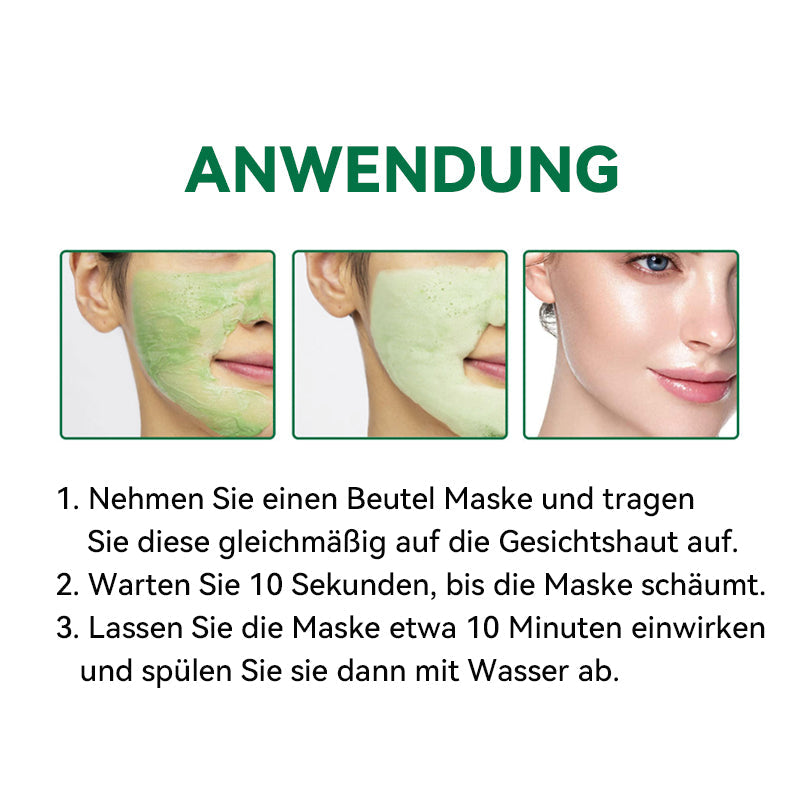 Avocado-Schaum-Gesichtsmaske (12 Stück)