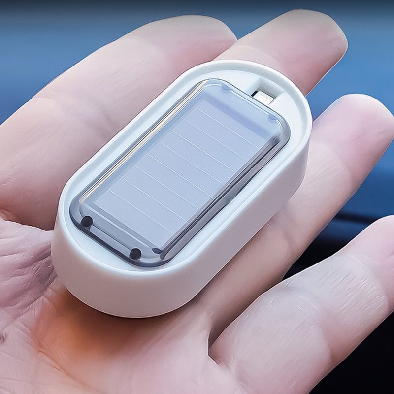 Solarbetriebene Autoalarm-Warnleuchte