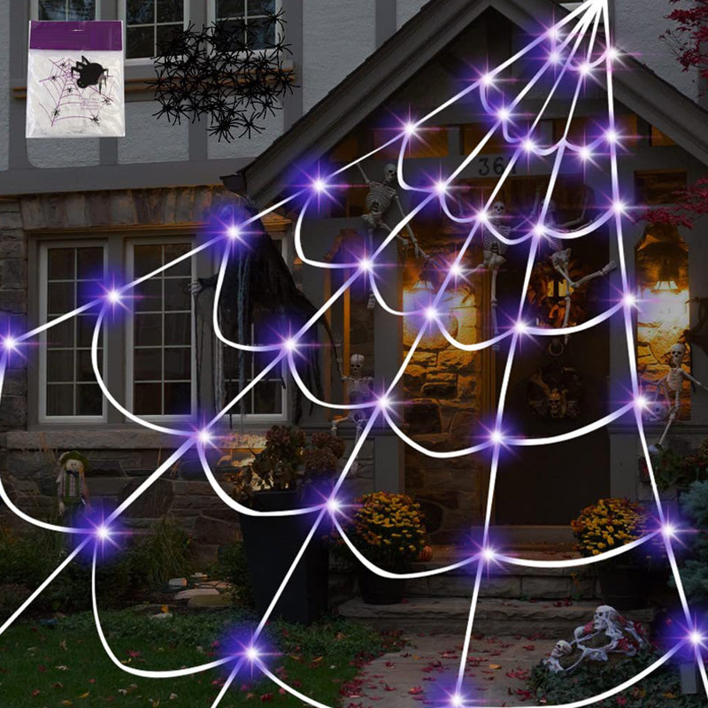 🎃Hängelampe mit Spinnennetz-Design für Raumdekoration