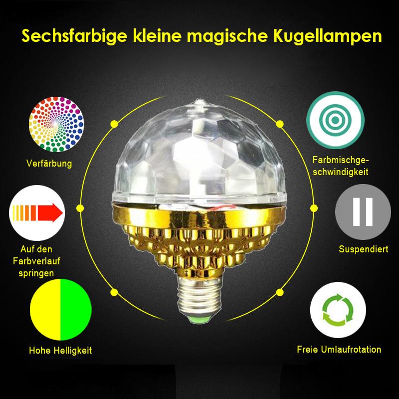 💡LED Disco Bunte rotierende Glühlampen💡