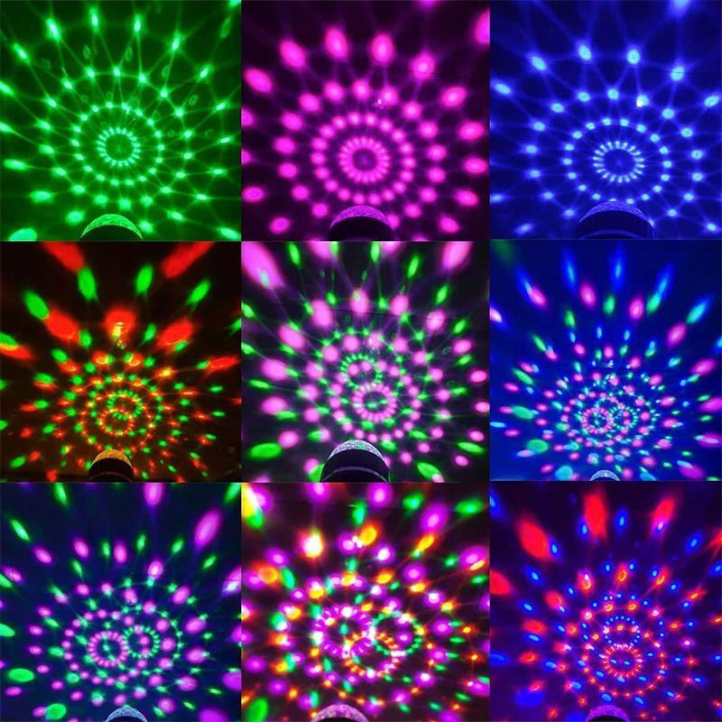 💡LED Disco Bunte rotierende Glühlampen💡