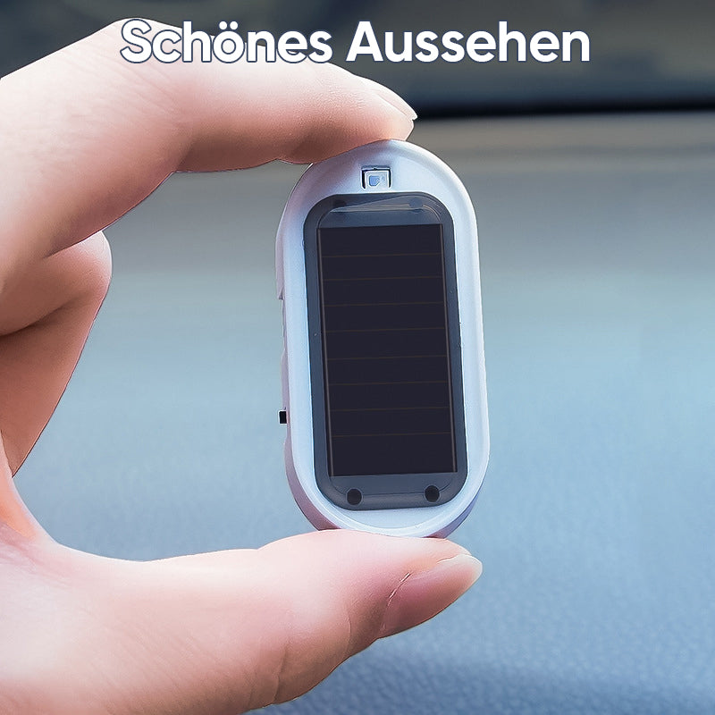 Solarbetriebene Autoalarm-Warnleuchte