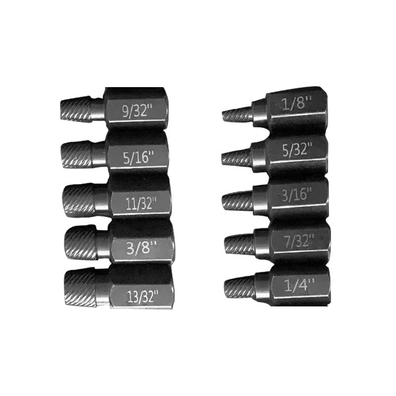 6-teiliges Schraubenausdreher-Set – Für Beschädigte, Rostige Oder Abgebrochene Schrauben & Bolzen (3–12 Mm)