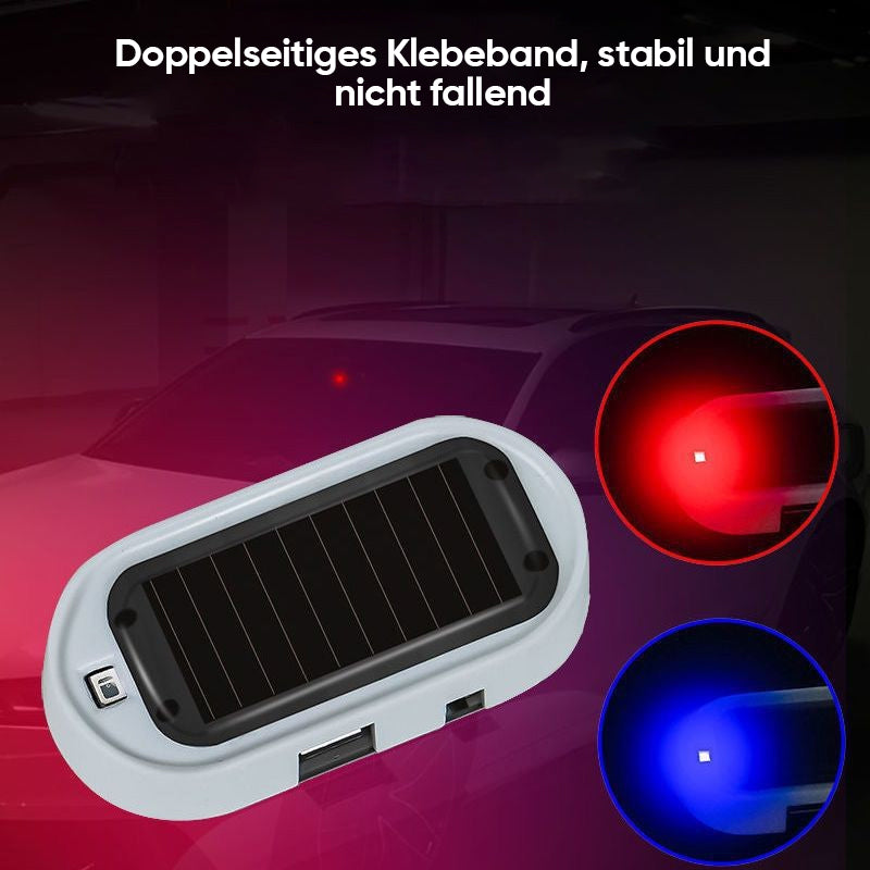 Solarbetriebene Autoalarm-Warnleuchte