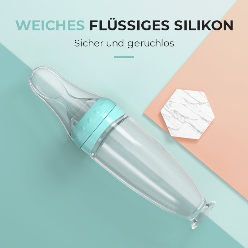 Weicher Löffel für Babynahrungsergänzungsmittel aus Silikon
