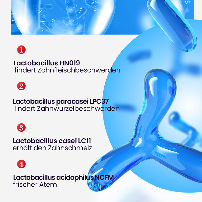 Probiotische Zahnpasta, die Flecken aufhellt und entfernt