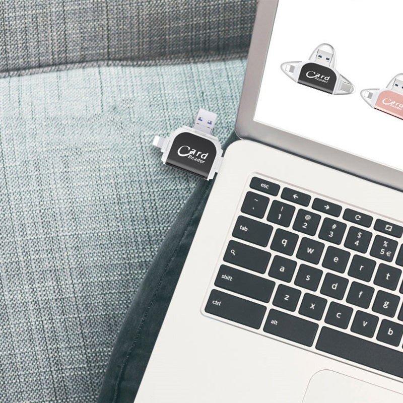 💗4-in-1-Universal-SD-TF-Kartenleser mit mehreren Anschlüssen💗