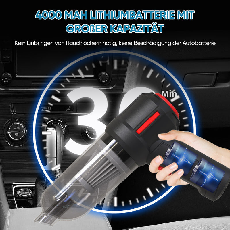 Kabelloser Wiederaufladbarer Multifunktionaler Handstaubsauger für Autos und Haushalte