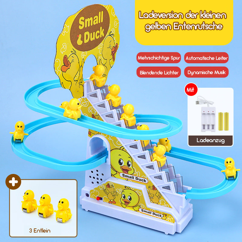 🌞Elektrische Enten Slide Track mit Licht und Musik🌞