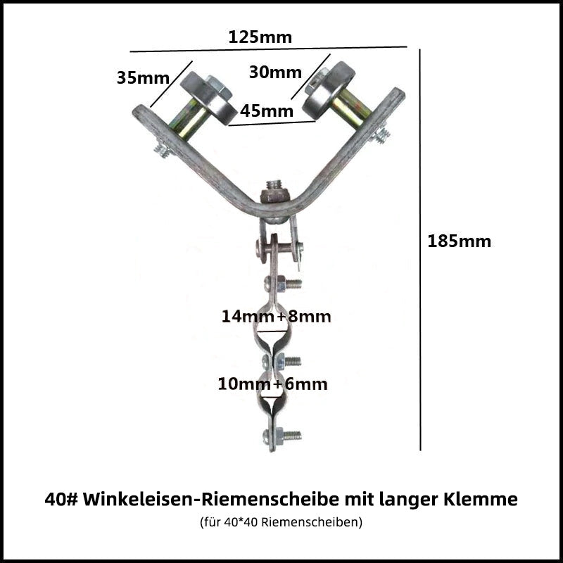 🎉Winkeleisenbahn Aufhängerolle