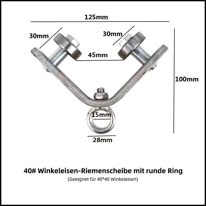 🎉Winkeleisenbahn Aufhängerolle