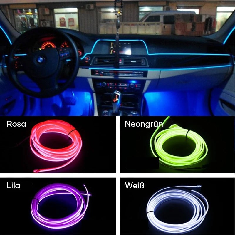 😍4-in-1 LED Atmosphärenlicht für Autos👍