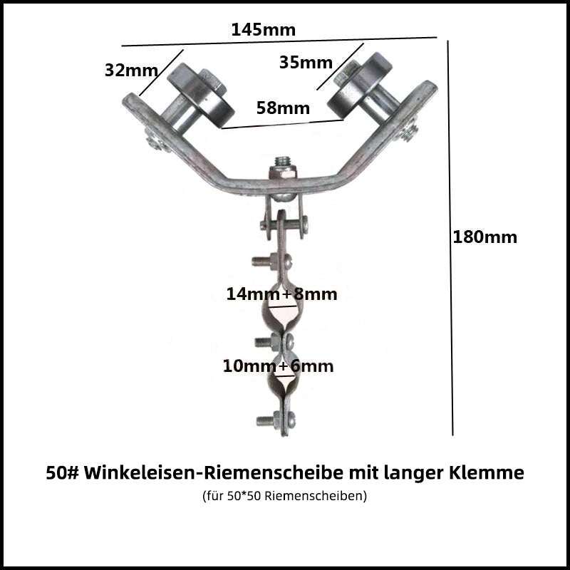 🎉Winkeleisenbahn Aufhängerolle