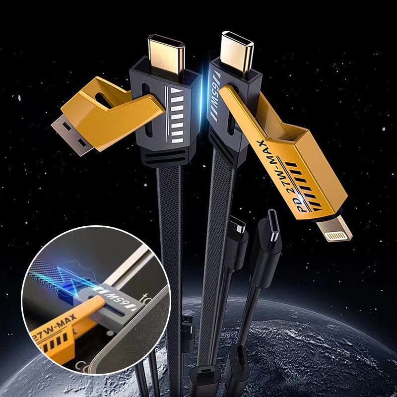 4 in 1 PD 65W Schnellladekabel🔥 Kaufen Sie 2 und erhalten Sie 1 gratis🔥