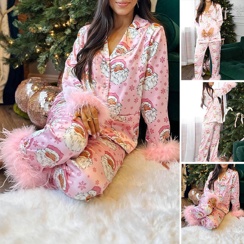 💝Weihnachtsmann-Pyjama-Set