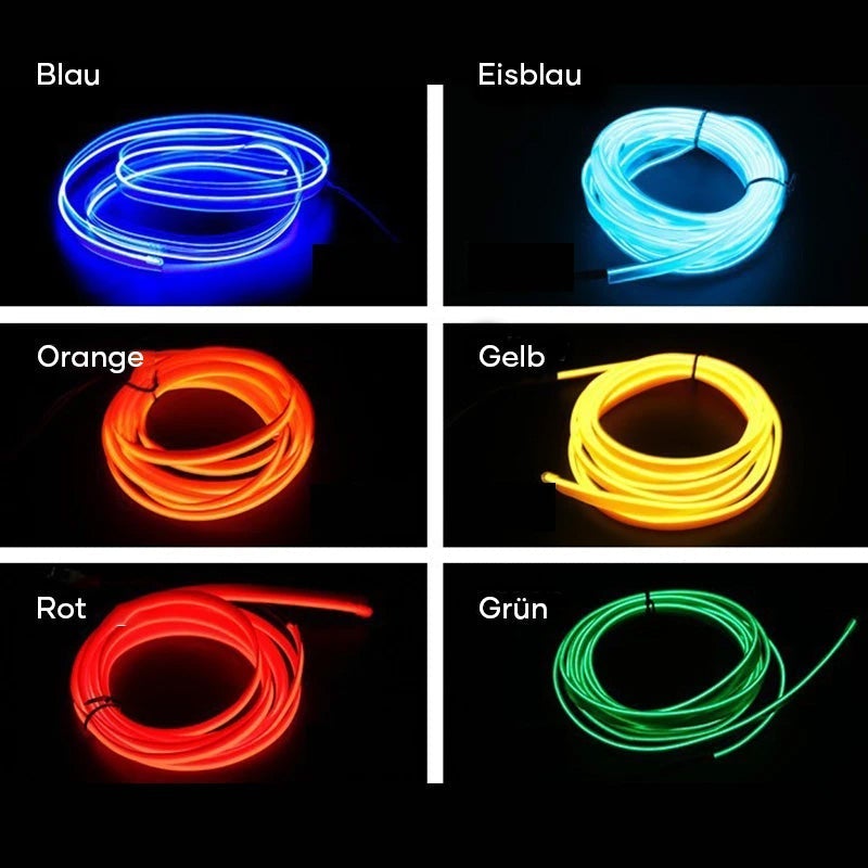 😍4-in-1 LED Atmosphärenlicht für Autos👍