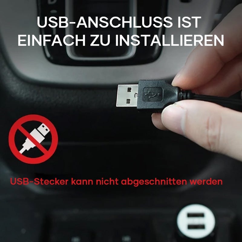 😍4-in-1 LED Atmosphärenlicht für Autos👍