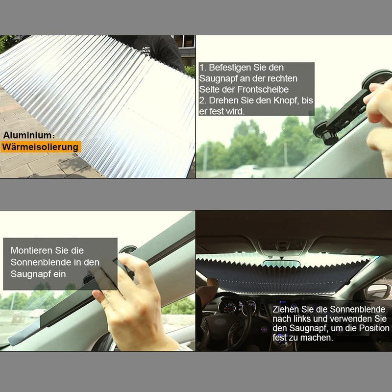 🔥sommer heißer verkauf🚗Faltbare Auto Windschutzscheibe Sonnenblende