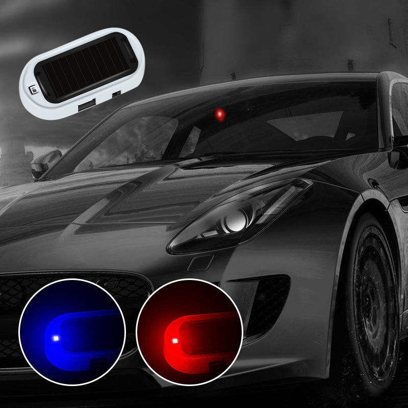 Solarbetriebene Autoalarm-Warnleuchte