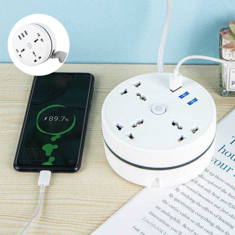 🔌Einziehbare Disc-Steckdosenleiste🔌