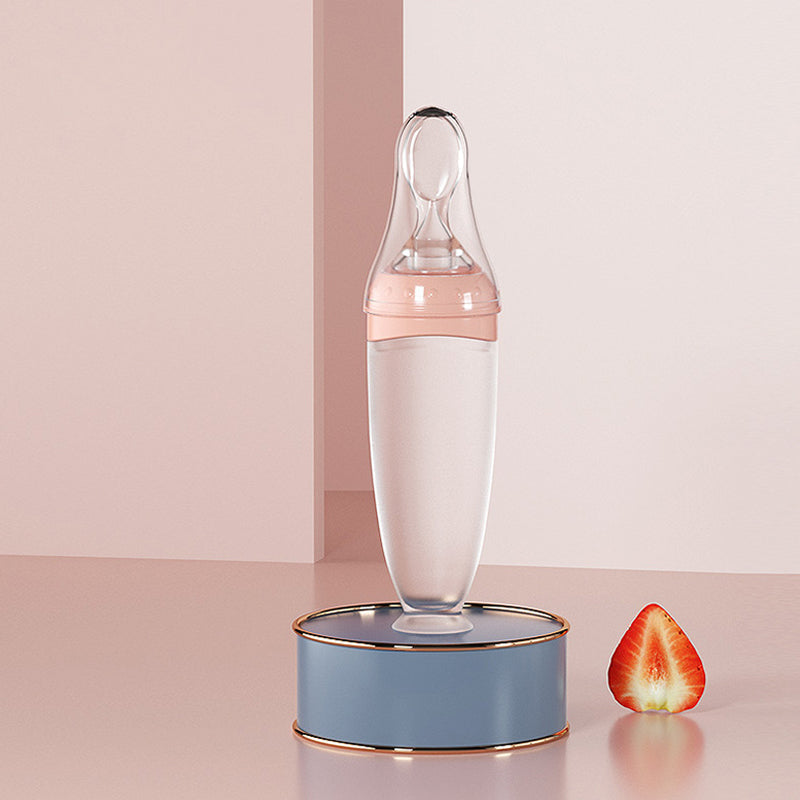 Weicher Löffel für Babynahrungsergänzungsmittel aus Silikon