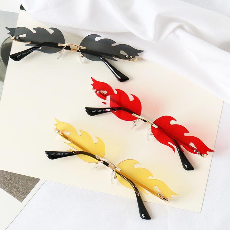 Rahmenlose Sonnenbrille