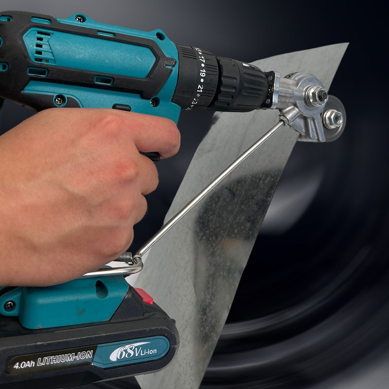 ⚒️Elektrische Bohrmaschine Schere Anbauschneider Nibbler