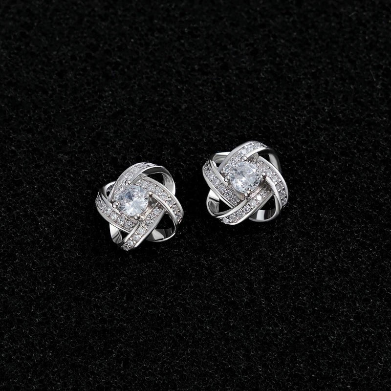 Luxuriöse Diamantohrringe