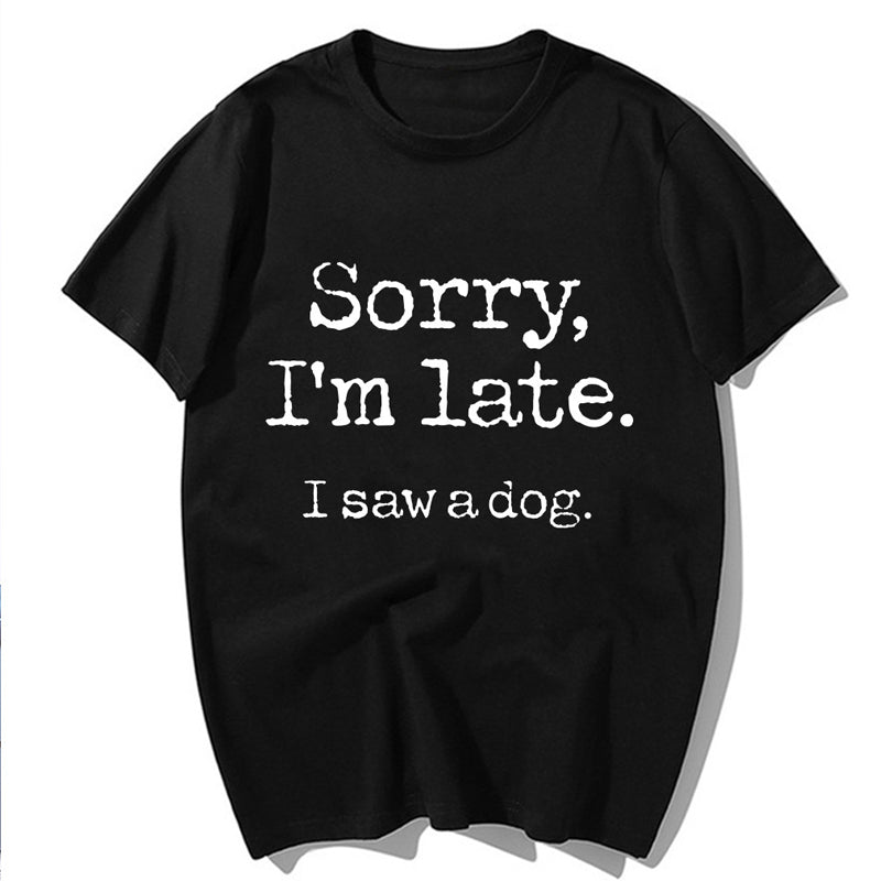 Lässiges T-Shirt Mit Rundhalsausschnitt